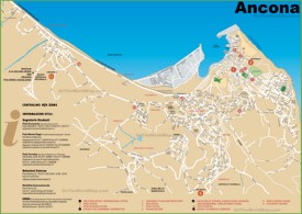 Ancona - Mappa Turistica