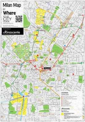 Milano shopping Mappa