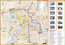Pisa - Mappa delle attrazioni turistiche