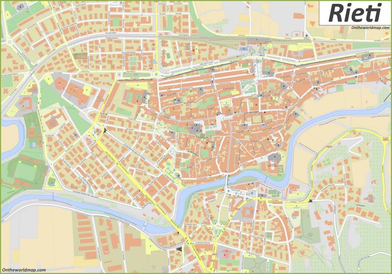 Mappa di Rieti