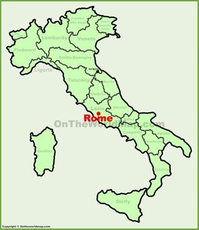 Roma - Mappa di localizzazione