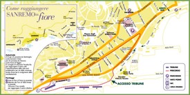 Sanremo - Mappa Turistica