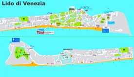 Lido di Venezia - Mappa Turistica
