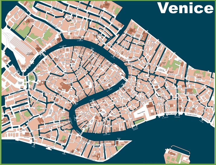 Venezia - Mappa Stradale