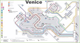 Venezia - Mappa dei trasporti