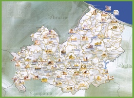 Molise - Mappa Turistica