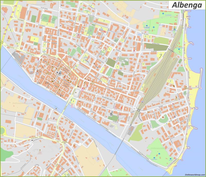 Mappa di Albenga