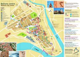 Belluno - Mappa Turistica