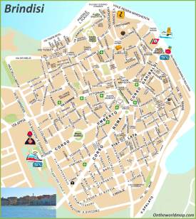 Brindisi - Mappa Turistica