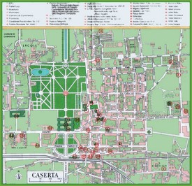 Caserta - Mappa Turistica