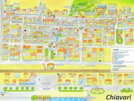 Chiavari - Mappa della città vecchia