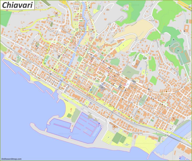 Mappa di Chiavari