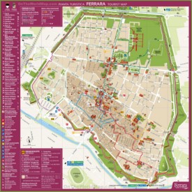 Ferrara - Mappa Turistica