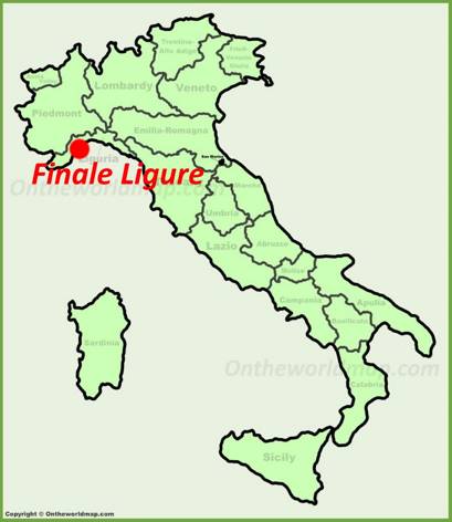 Finale Ligure - Mappa di localizzazione