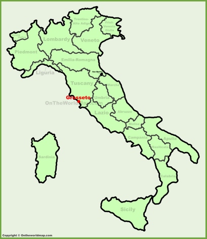 Grosseto - Mappa di localizzazione