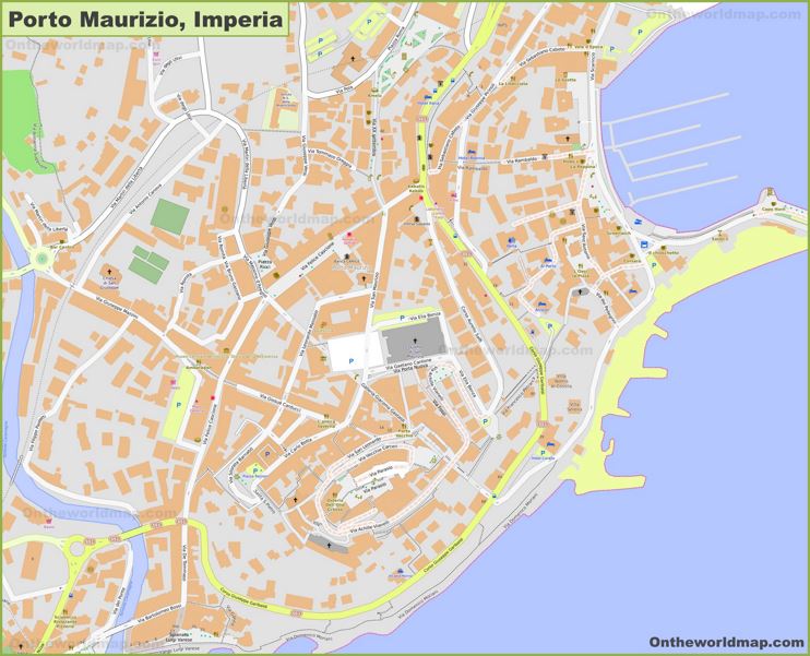 Porto Maurizio Mappa (Imperia)