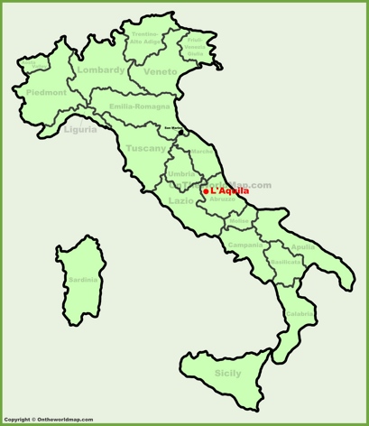 L'Aquila - Mappa di localizzazione