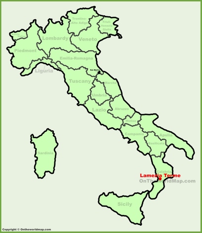 Lamezia Terme - Mappa di localizzazione
