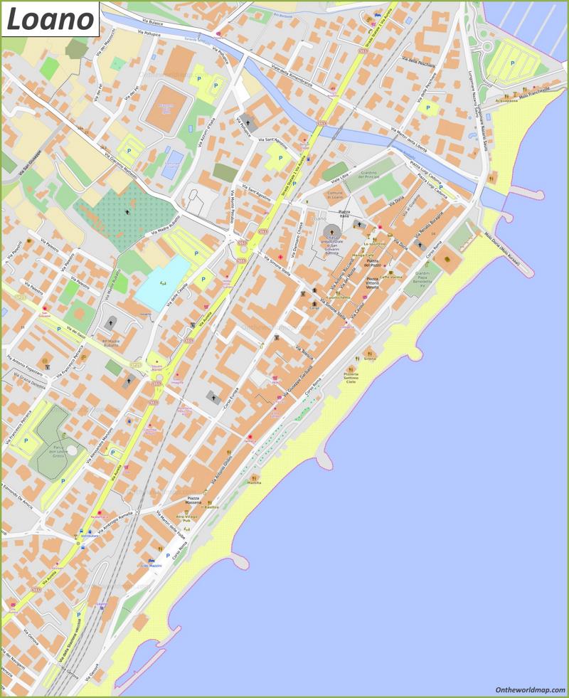 Mappa di Loano