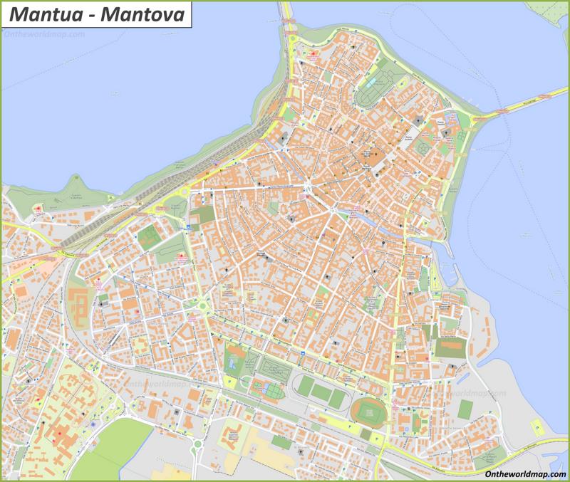Mappa di Mantova