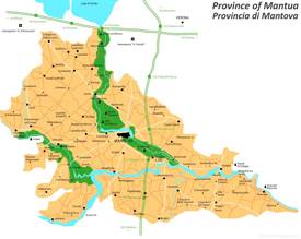 Provincia di Mantova Mappa