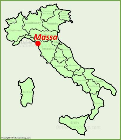 Massa - Mappa di localizzazione