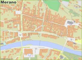 Merano - Mappa della città vecchia