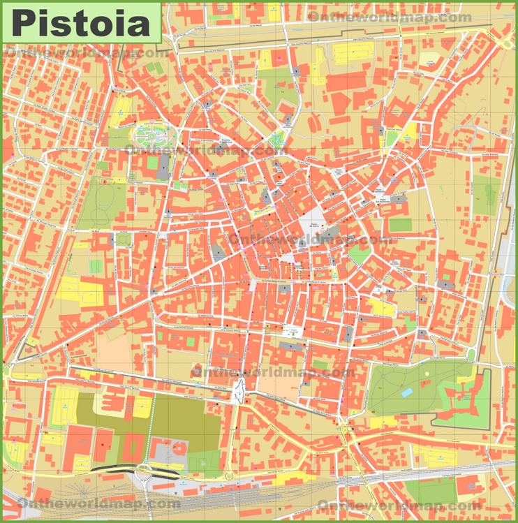 Pistoia - Mappa Turistica