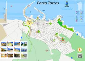 Porto Torres - Mappa delle attrazioni turistiche