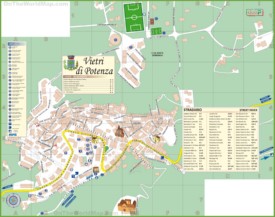 Potenza - Mappa Turistica