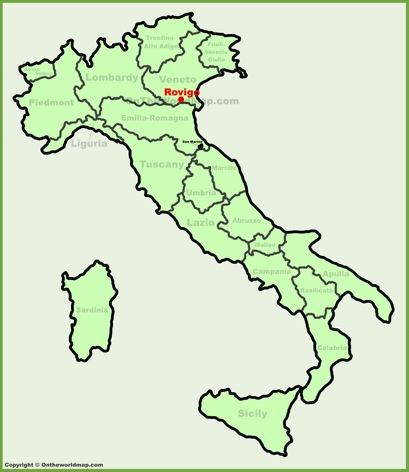 Rovigo - Mappa di localizzazione