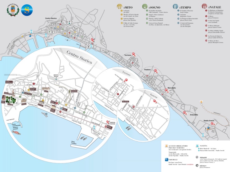 Salerno - Mappa Turistica