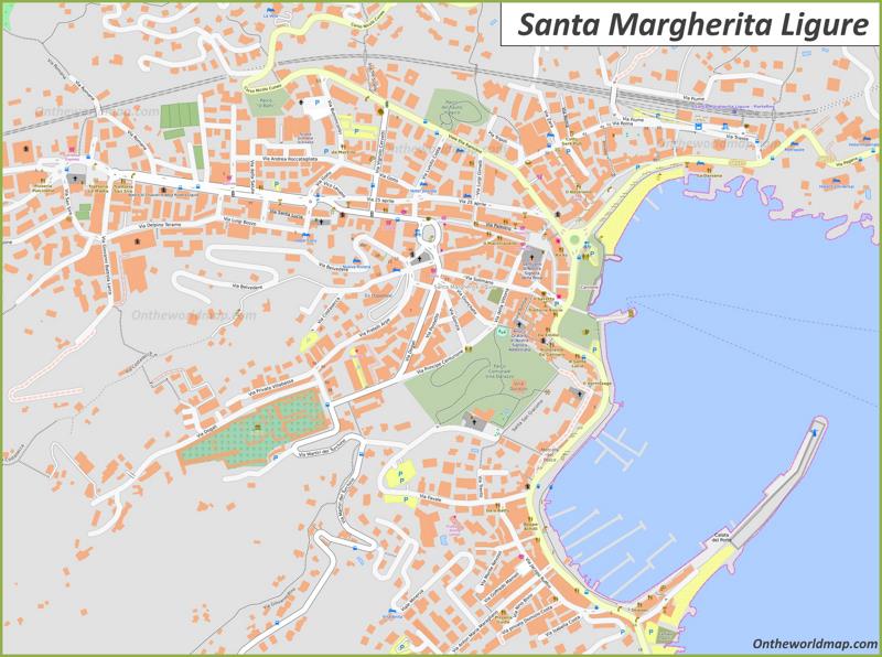 Mappa di Santa Margherita Ligure