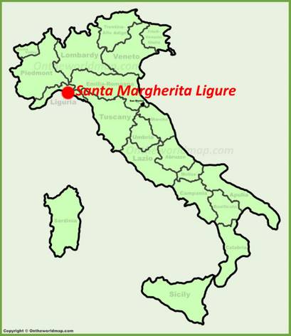 Santa Margherita Ligure - Mappa di localizzazione
