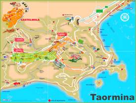 Taormina - Mappa Turistica