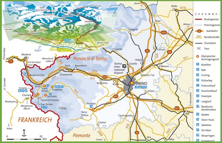 Provincia di Torino Mappa