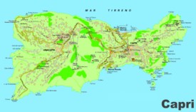 Capri e Anacapri Mappa
