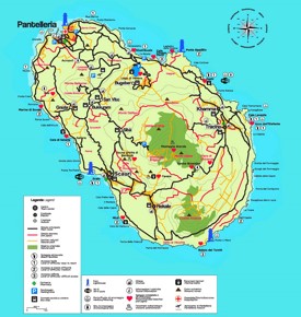 Pantelleria - Mappa Turistica