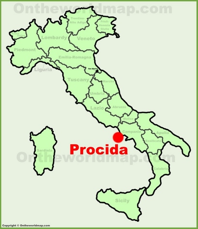 Procida - Mappa di localizzazione