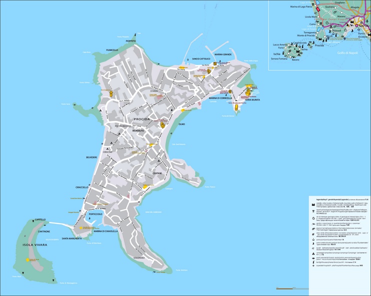 Procida - Mappa Turistica