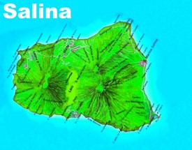 Salina - Mappa Turistica
