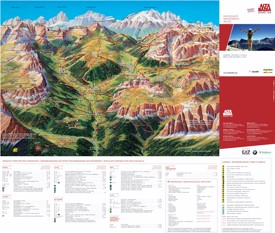 Alta Badia - Mappa delle passeggiate