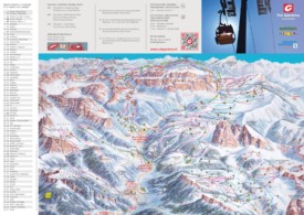 Val Gardena - cartina dello sci